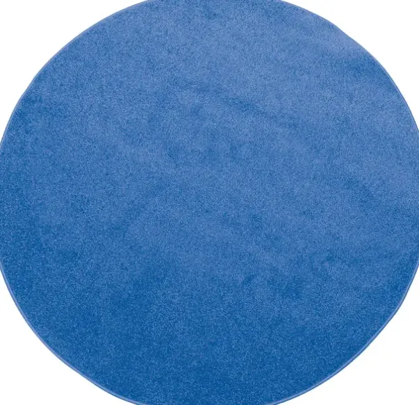 Quadro rundt teppe blå