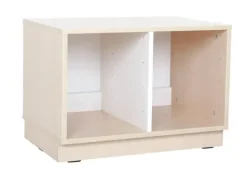 Quadro S benk for plastskuffer 2 rom