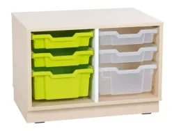 Quadro S benk for plastskuffer 2 rom