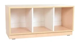 Quadro S benk for plastskuffer 3 rom