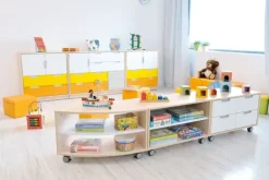 Quadro S reol med hjul 2 rom