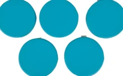 Quadro sitteputer petrol, 5 stk