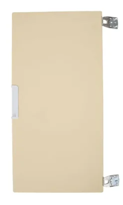 Quadro stor dør til yttervegg beige