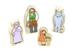 Rødhette og ulven figurer