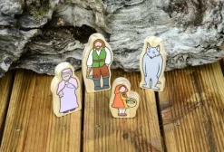 Rødhette og ulven figurer