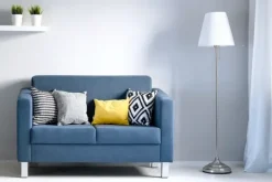 Rektangulær pute gul