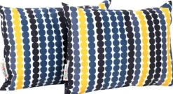 Rektangulær pute sirkler