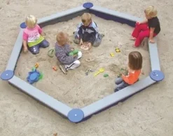 Sandkasse sekskant