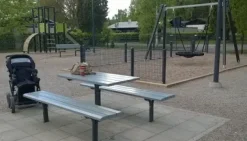 Scandinavia parkbenk uten rygg