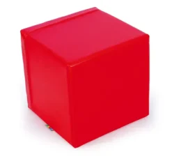 Sittepuff rød