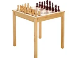 Sjakkbord med vendbar spillplate