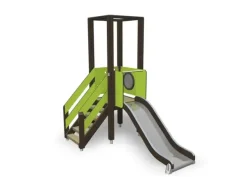 Sklie med rampe lime