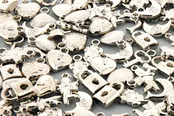 Sølvperler charm mix