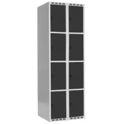 SMG garderobeskap 4-delt 2 søyler antr.