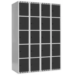 SMG garderobeskap 5-delt 4 søyler antr.