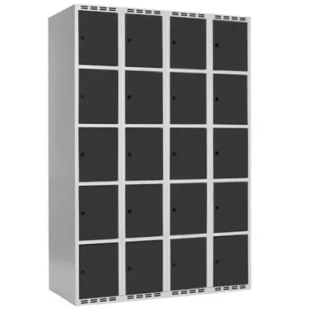 SMG garderobeskap 5-delt 4 søyler antr.