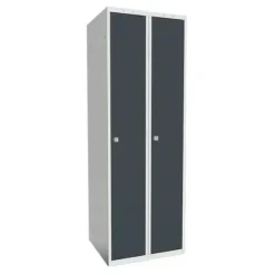 SMT skoleskap 2 dører antrasitt