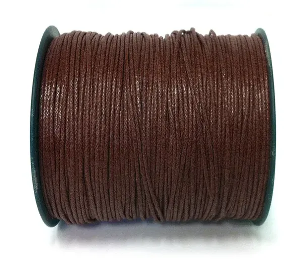 Smykkesnor syntetisk skinn brun