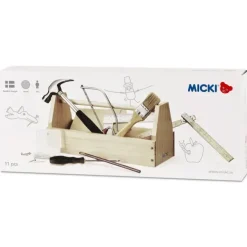 Snekkerkasse med verktøy