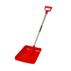 Snøspade med metallskaft