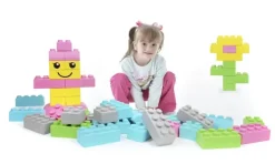 SOFT byggeklosser pastell