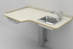 Stella stellebord med vask høyre