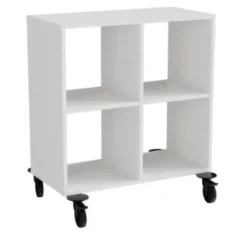 Stig reol 4 rom hvit