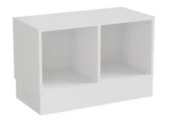 Stig reol 2 rom liggende hvit