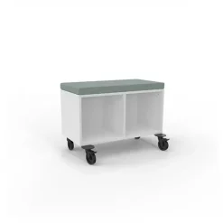 Stig reol 2 rom liggende hvit