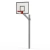 Street basketballstativ med dunkekurv