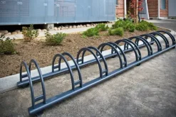 Sykkelstativ Park for 9 sykler sort