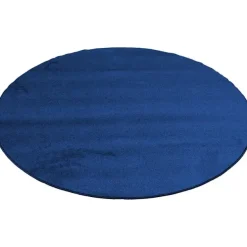 Tea teppe ensfarget blå