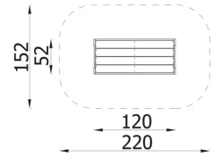 Terra sidebord stort