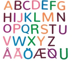 Transparente bokstaver