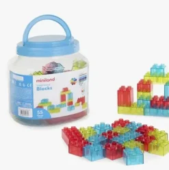 Transparente byggeklosser