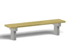 Trebenk på betongramme