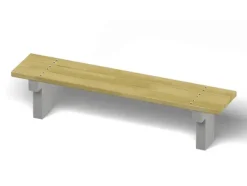 Trebenk på betongramme