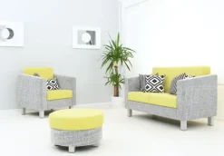 Trend lenestol grå/grønn