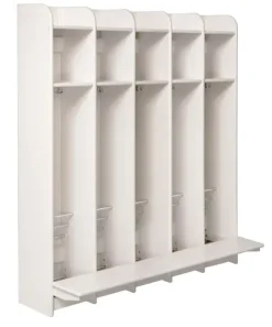 Trigonor garderobe 1 rom med benk