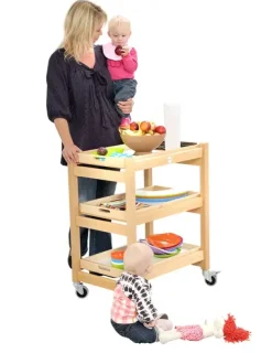 Trigonor trillebord med 3 brett