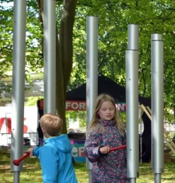 Tubular bells forankring i jord