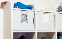 Utfrest bilderamme garderobedør