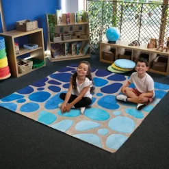 Vanndråpe gulvteppe