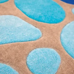 Vanndråpe gulvteppe