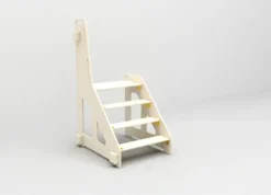 Vegghengt påkledningsbenk 3 trinn