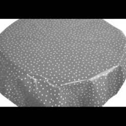 Voksduk liten prikk grå