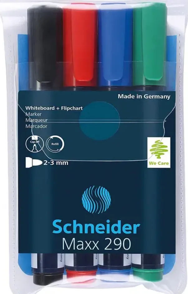 Whiteboardtusj 4-pakk