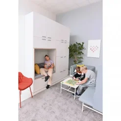 Zen skapseksjon med lesehule